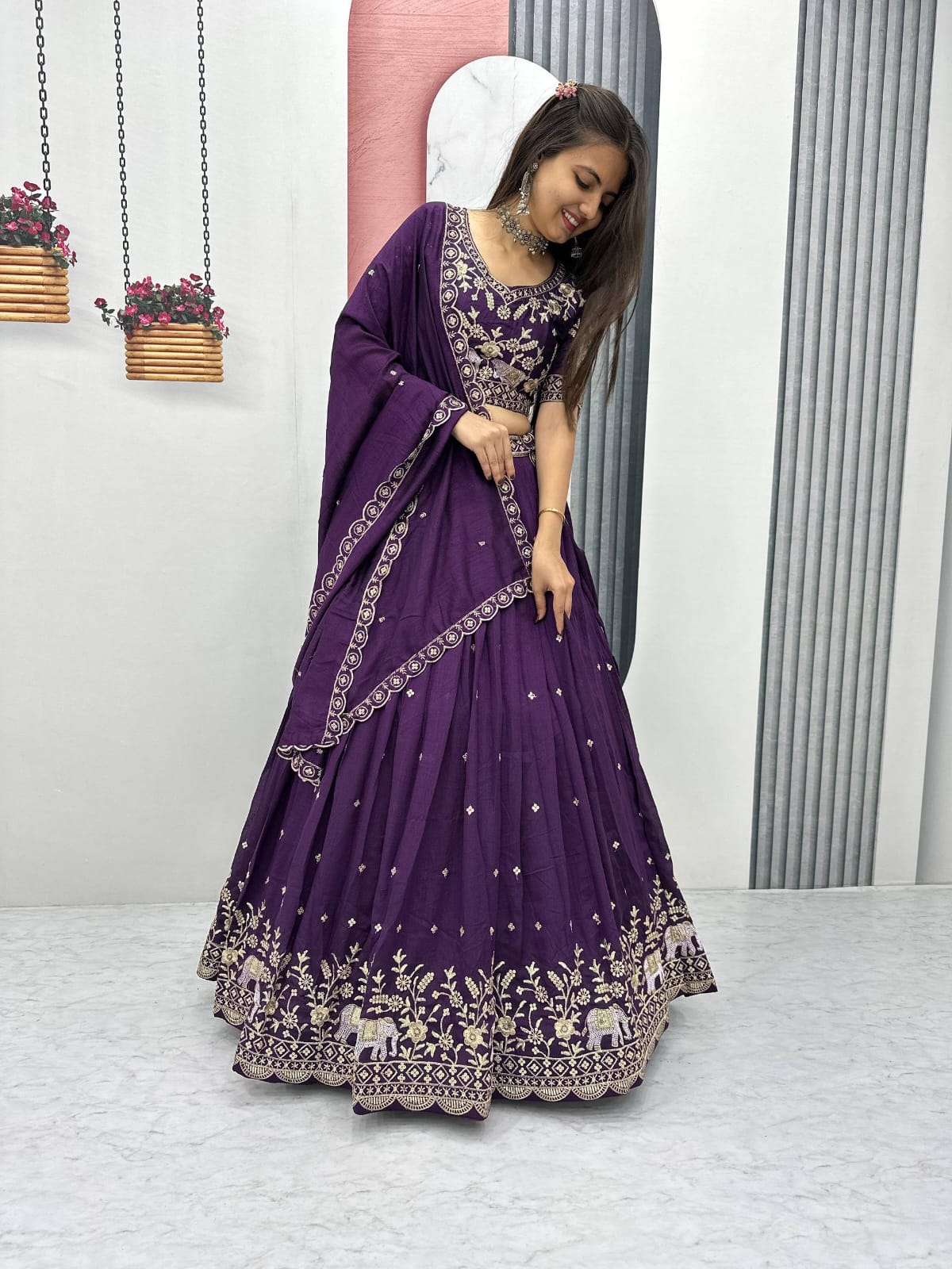 Designer Ready To Wear Lehenga Choli With Dupatta