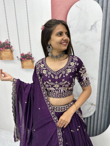 Designer Ready To Wear Lehenga Choli With Dupatta
