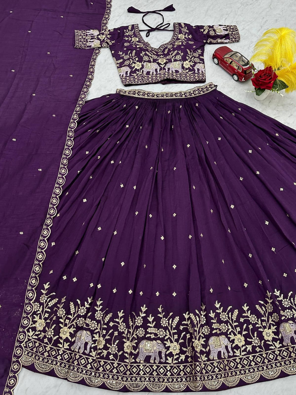 Designer Ready To Wear Lehenga Choli With Dupatta