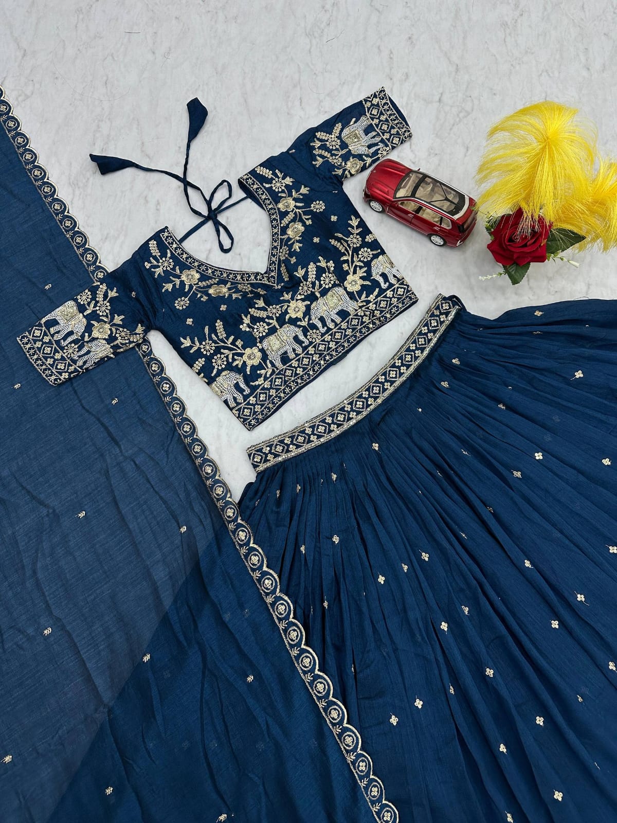 Designer Ready To Wear Lehenga Choli With Dupatta