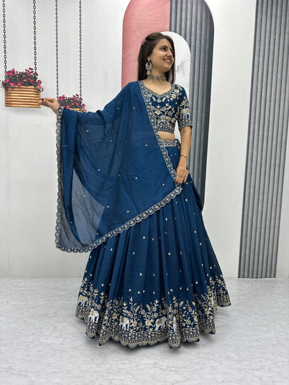 Designer Ready To Wear Lehenga Choli With Dupatta