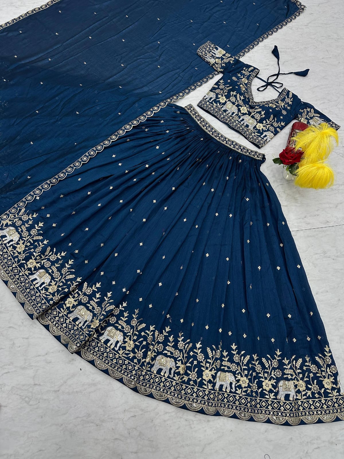 Designer Ready To Wear Lehenga Choli With Dupatta