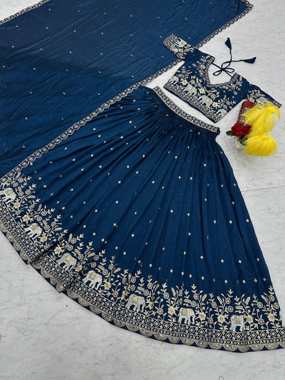 Designer Ready To Wear Lehenga Choli With Dupatta