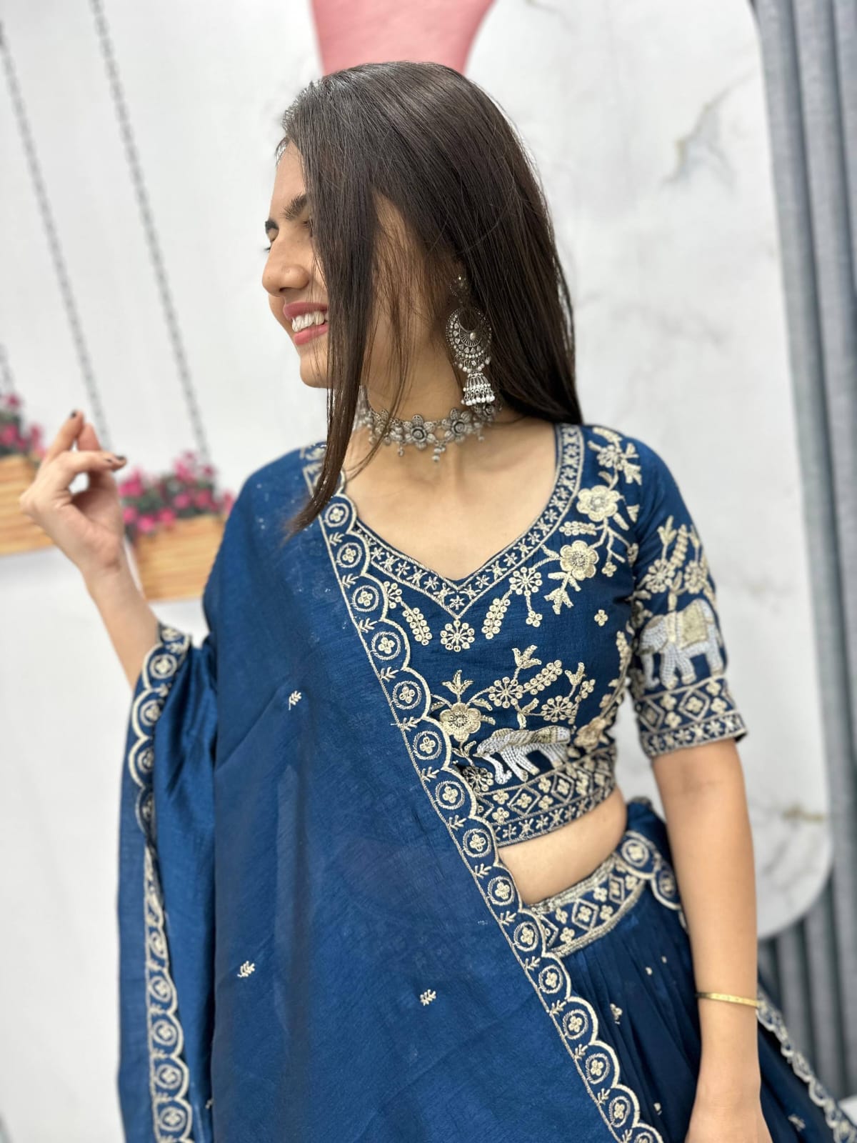 Designer Ready To Wear Lehenga Choli With Dupatta