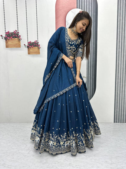 Designer Ready To Wear Lehenga Choli With Dupatta