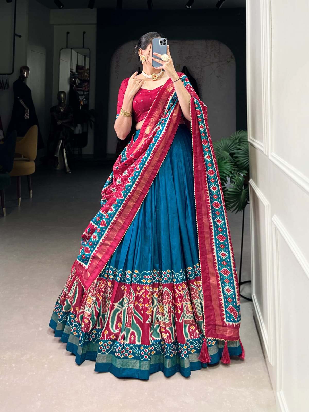 Patola Print Lehenga Choli