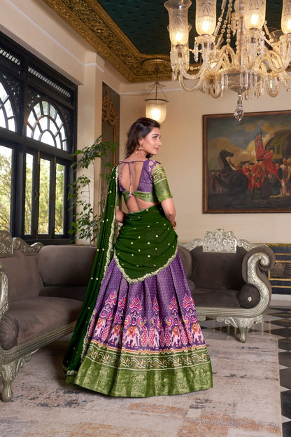 Traditional Lehenga Choli With Dupatta | Traditional South Indian Half Saree