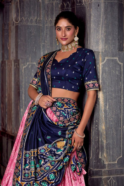 Traditional Lehenga Choli With Dupatta | Traditional South Indian Half Saree