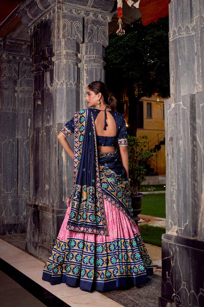 Traditional Lehenga Choli With Dupatta | Traditional South Indian Half Saree