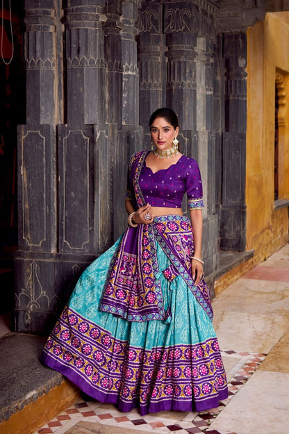 Traditional Lehenga Choli With Dupatta | Traditional South Indian Half Saree