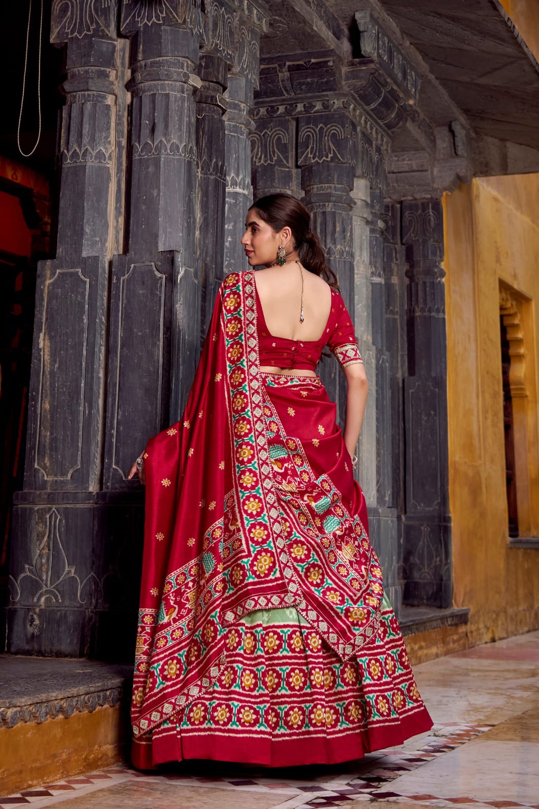 Traditional Lehenga Choli With Dupatta | Traditional South Indian Half Saree