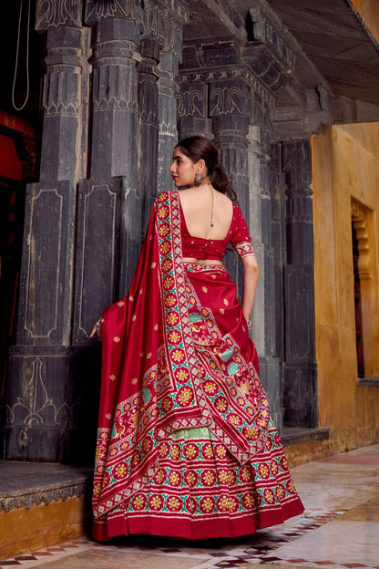 Traditional Lehenga Choli With Dupatta | Traditional South Indian Half Saree