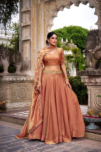 Fendi Silk Designer Party Wear Lehenga Choli