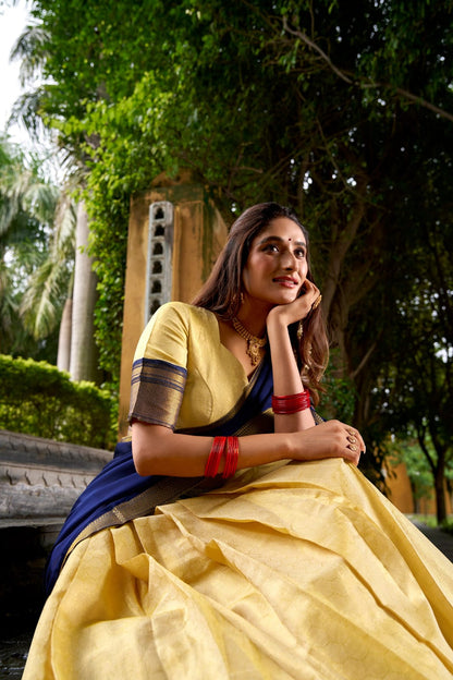 Traditional Ready to Wear Lehenga Choli With Dupatta | Traditional South Indian Half Saree