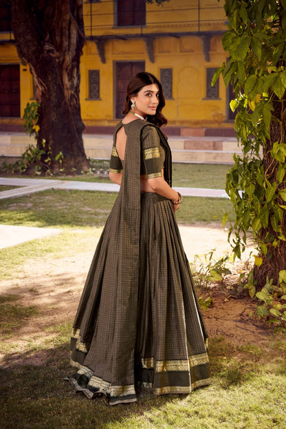 Zari Work Traditional Lehenga Choli