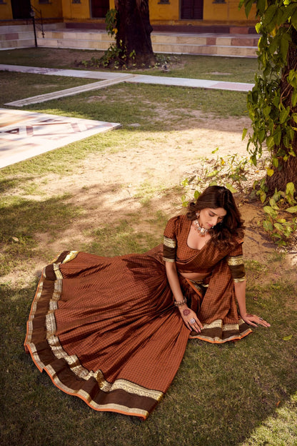 Zari Work Traditional Lehenga Choli