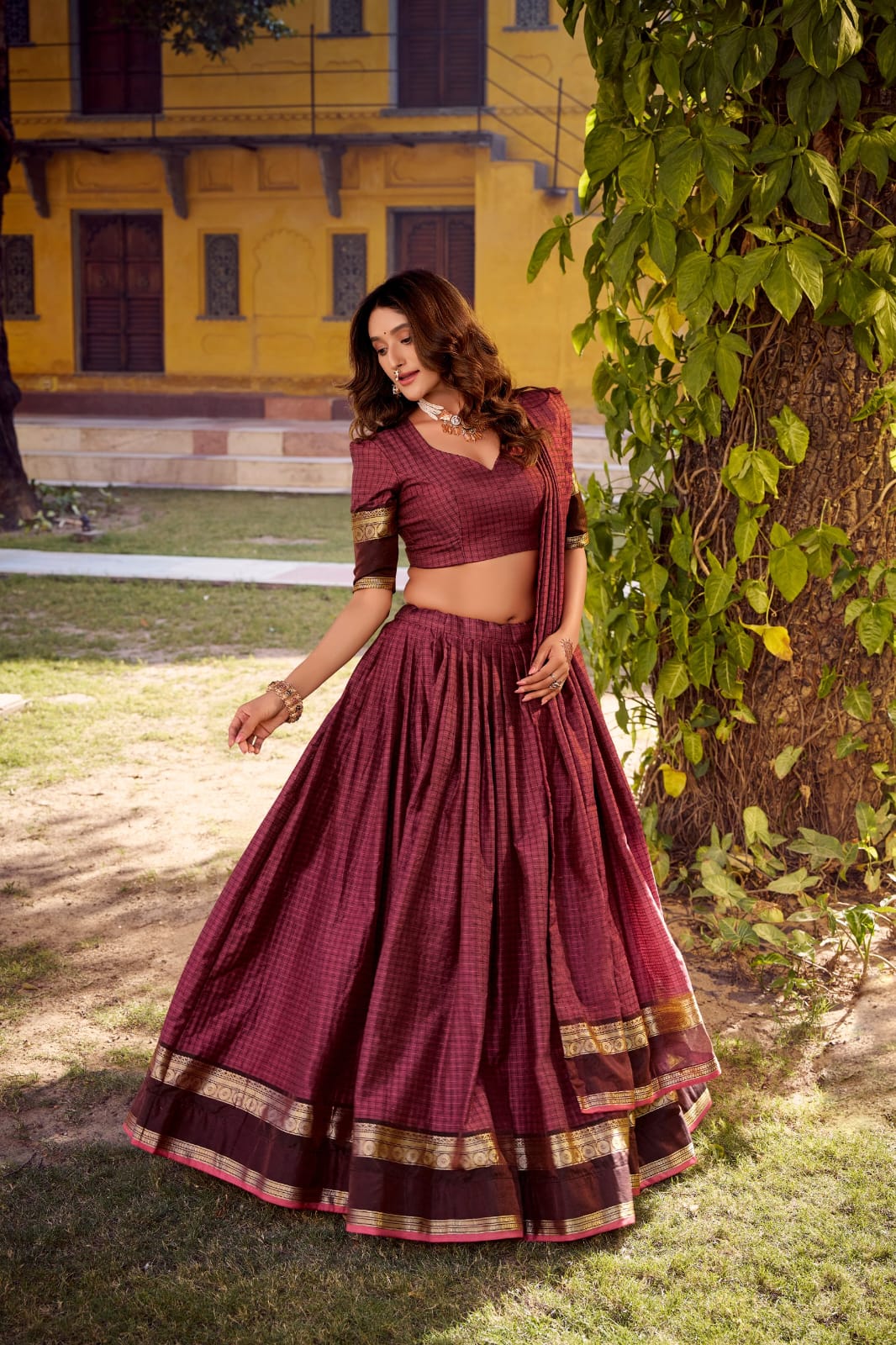 Zari Work Traditional Lehenga Choli