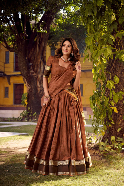 Zari Work Traditional Lehenga Choli