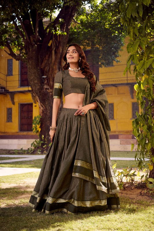 Zari Work Traditional Lehenga Choli