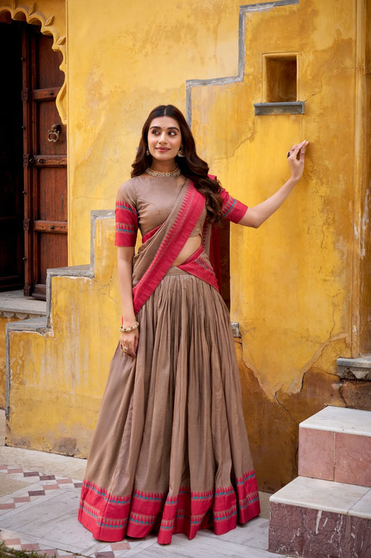 Traditional Lehenga Choli With Dupatta