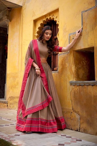 Traditional Lehenga Choli With Dupatta
