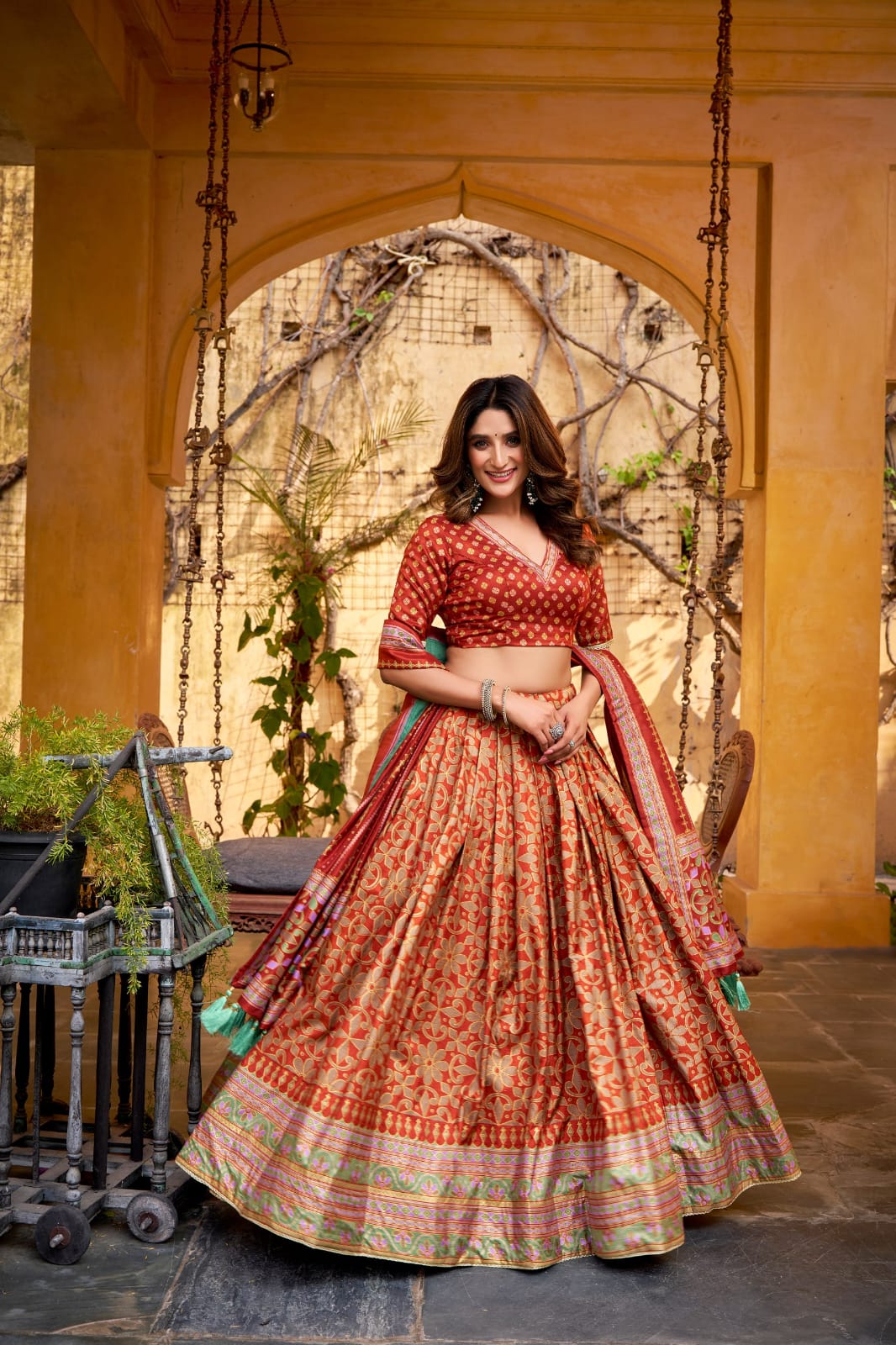 Traditional Lehenga Choli With Dupatta