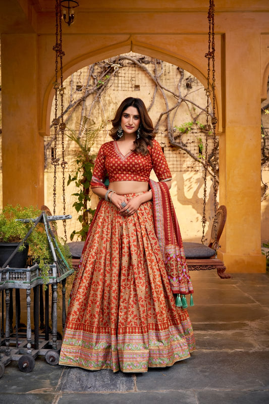 Traditional Lehenga Choli With Dupatta