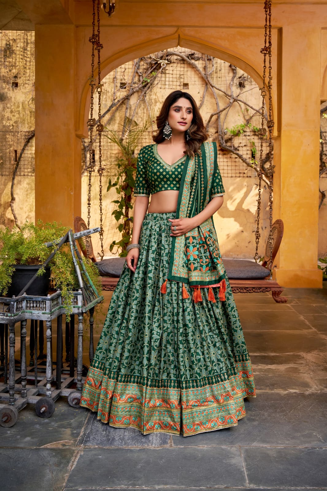 Traditional Lehenga Choli With Dupatta
