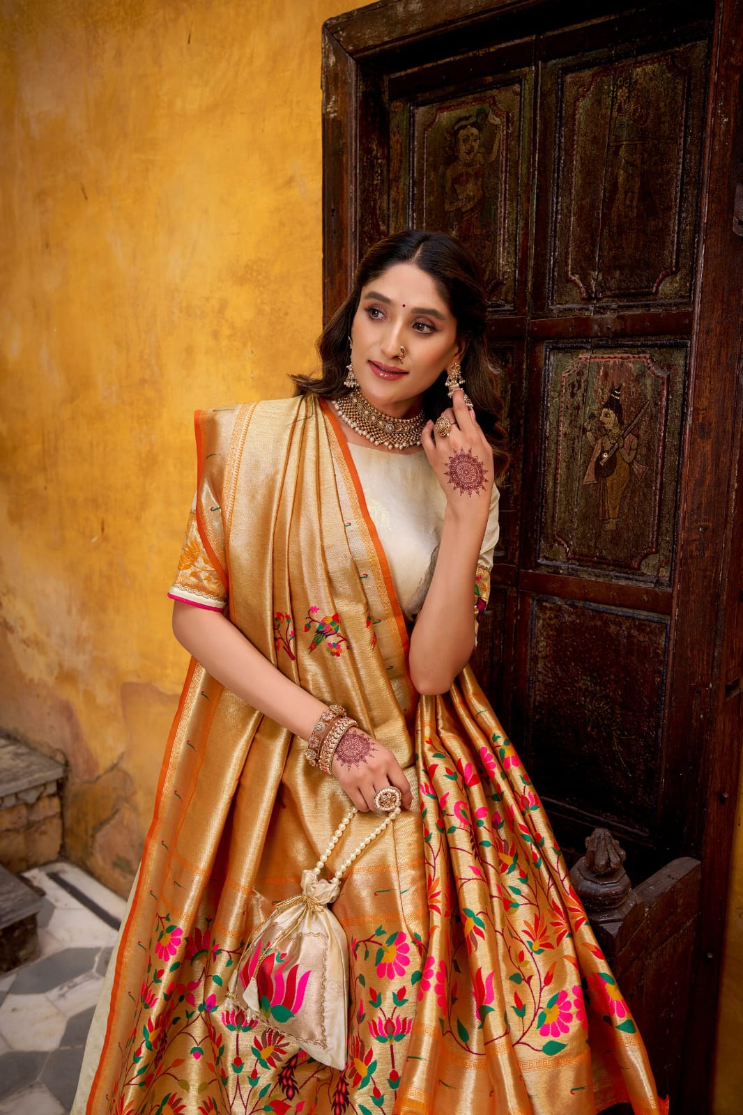 Silk Paithani Lehenga Choli with Dupatta