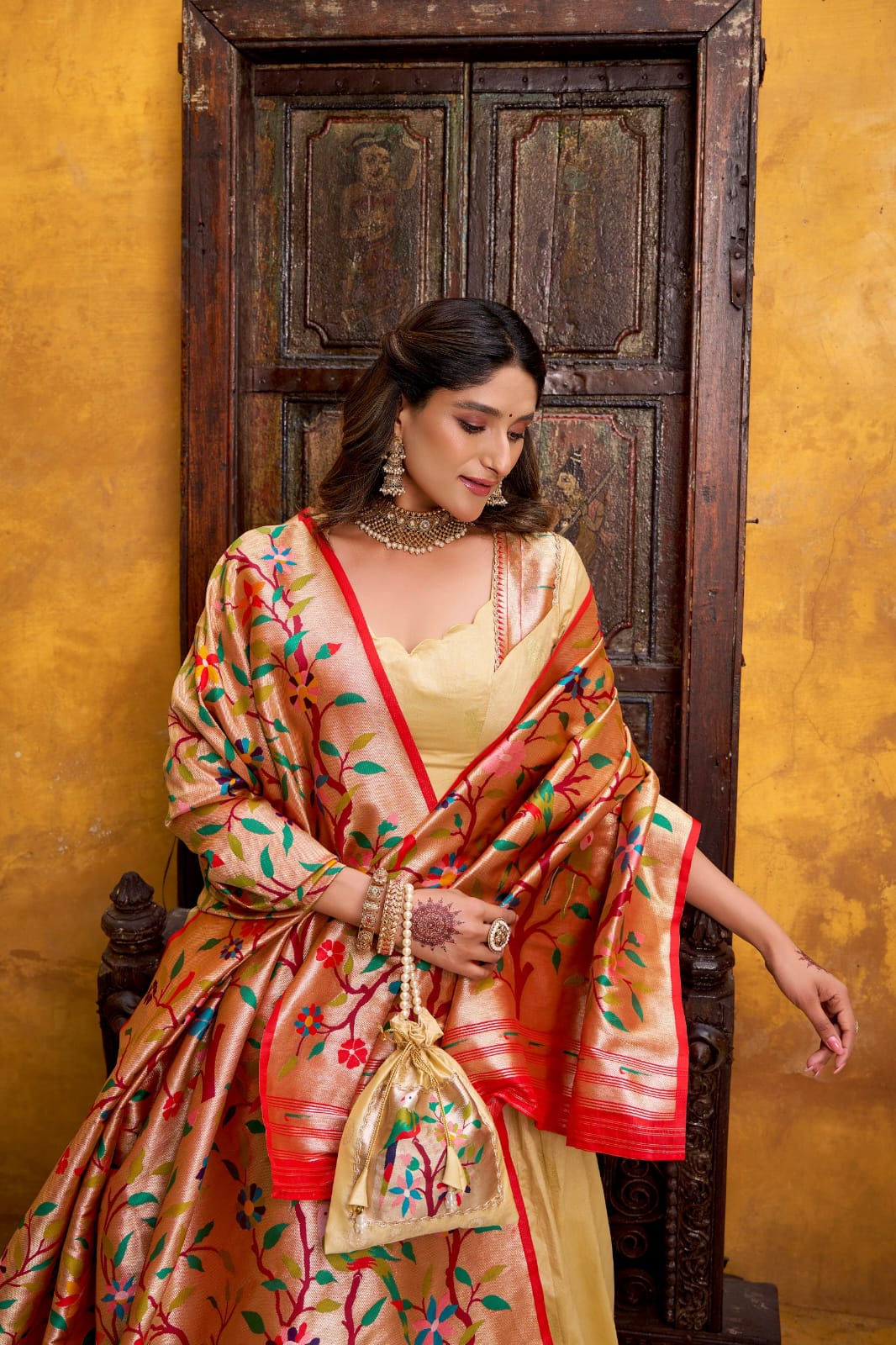 Silk Paithani Lehenga Choli with Dupatta