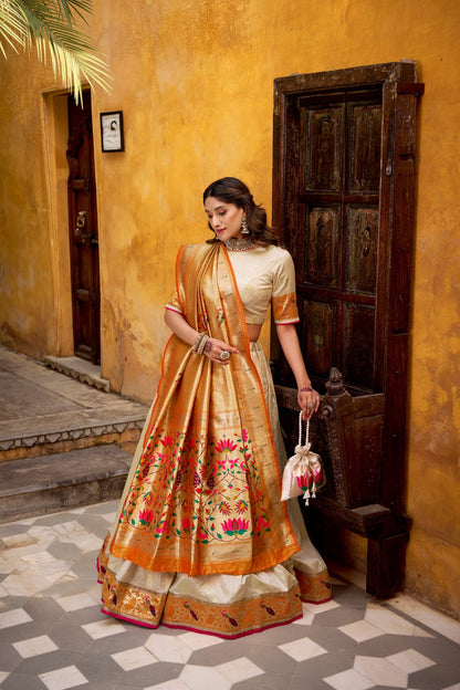 Silk Paithani Lehenga Choli with Dupatta