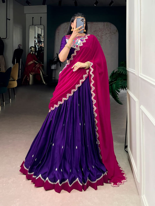 Designer Bridesmaid Lehenga Choli with Dupatta