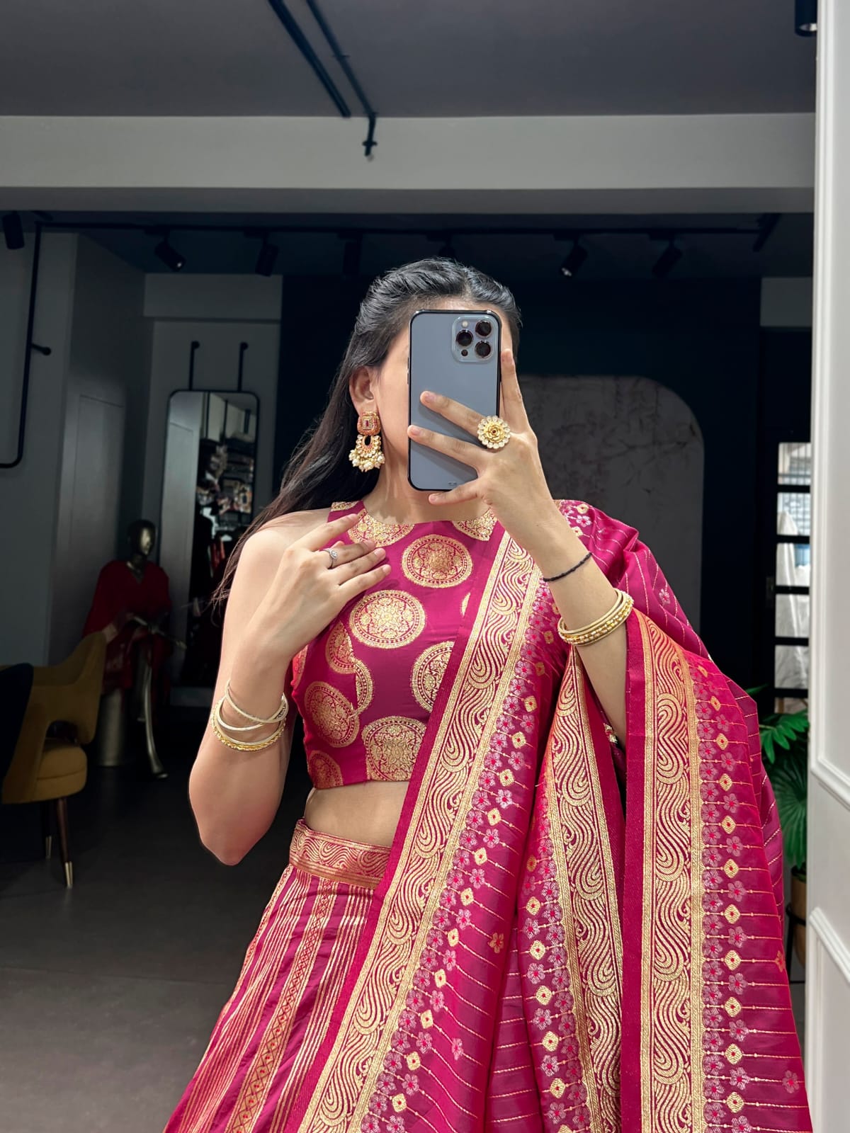 Traditional Lehenga Choli With Dupatta
