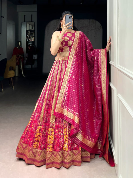 Traditional Lehenga Choli With Dupatta