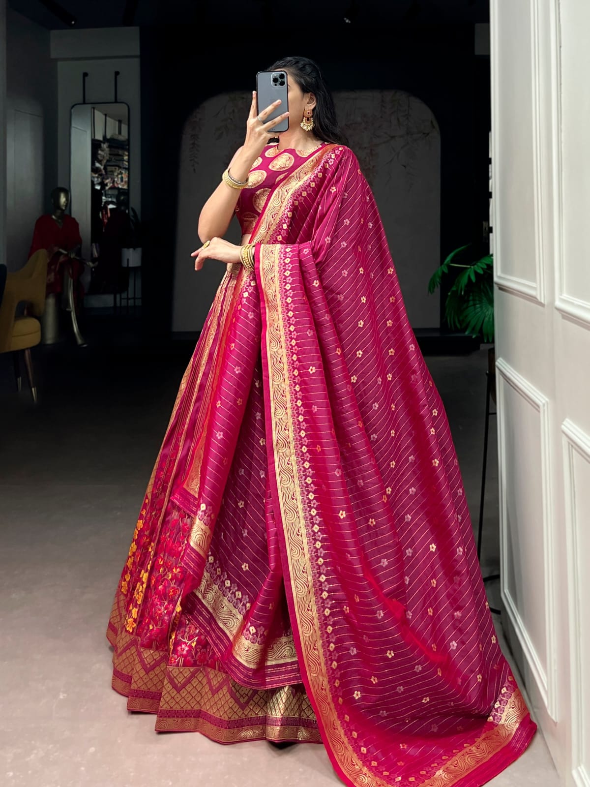 Traditional Lehenga Choli With Dupatta