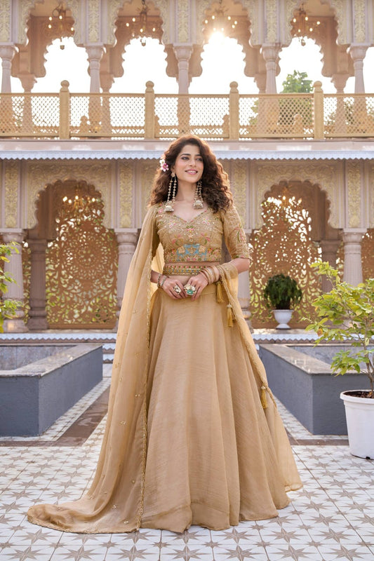9 MTR Flair Bridesmaid Lehenga choli With Dupatta