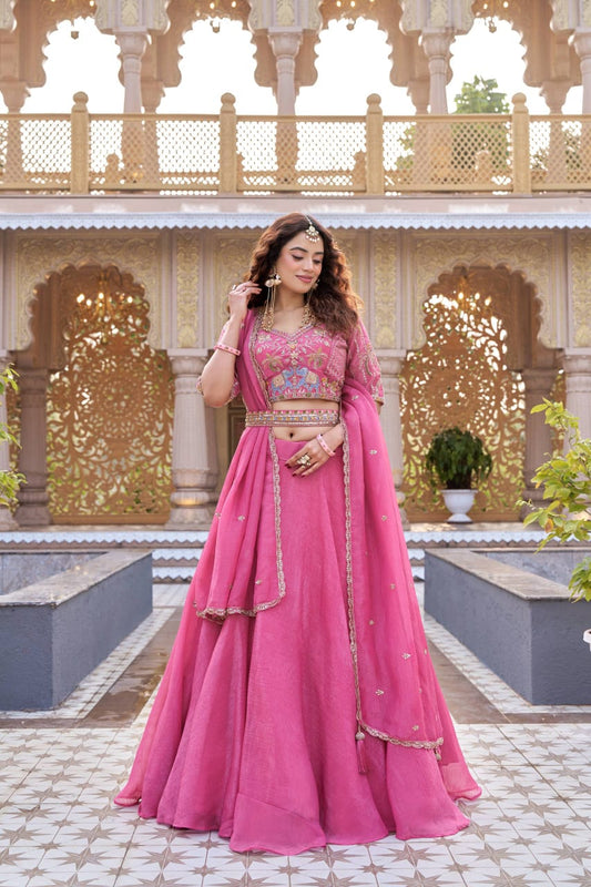 9 MTR Flair Bridesmaid Lehenga choli With Dupatta