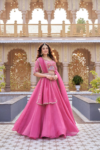 9 MTR Flair Bridesmaid Lehenga choli With Dupatta