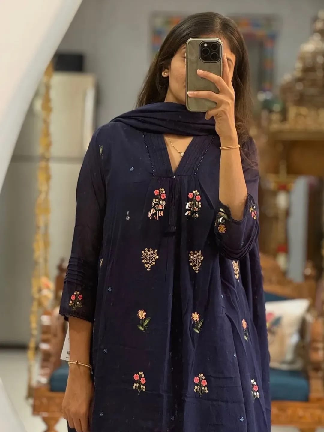 60x60 Cotton Kurti Set with Plazo & Dupatta