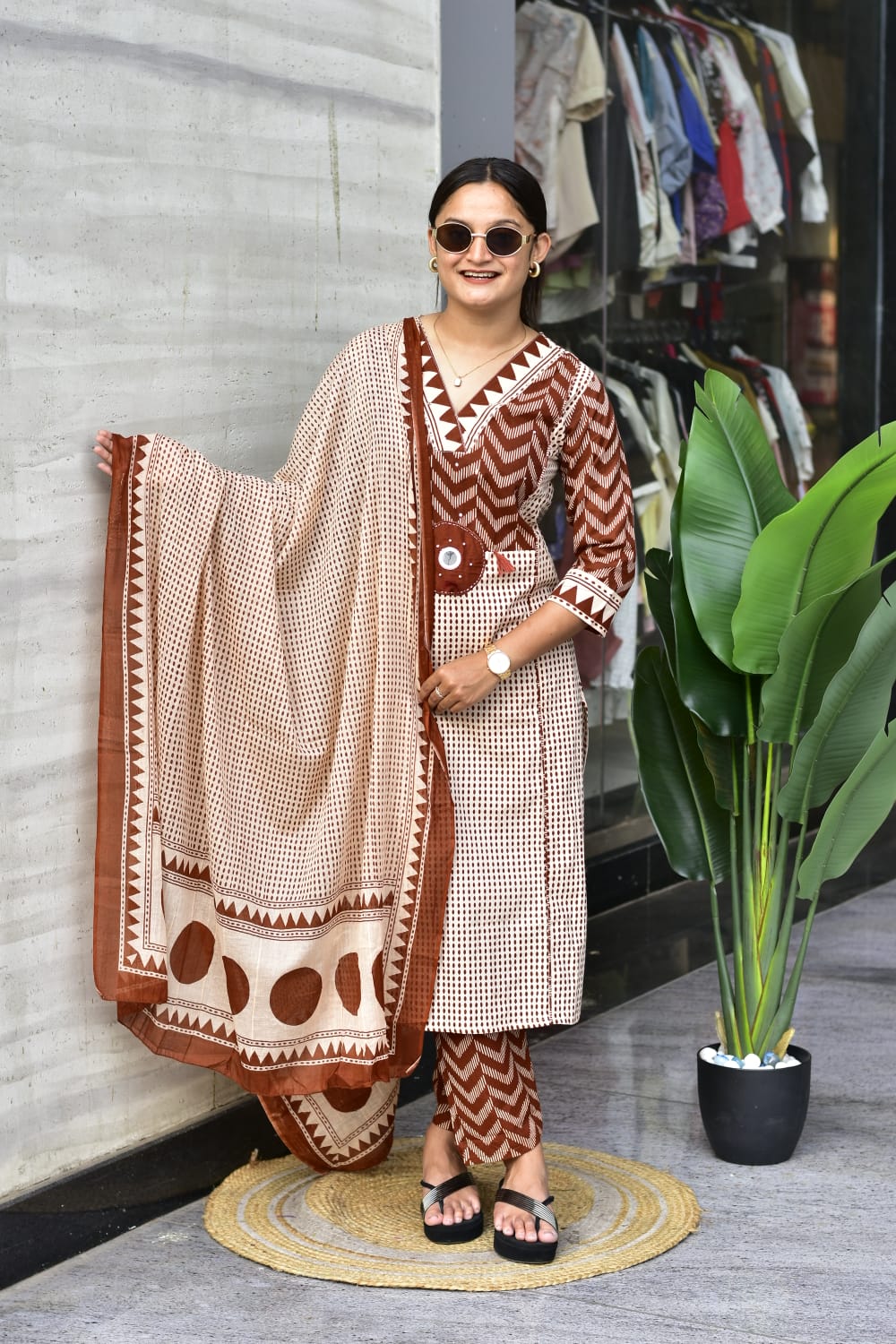 Summer Premium Cotton Kurti Pant with Dupatta
