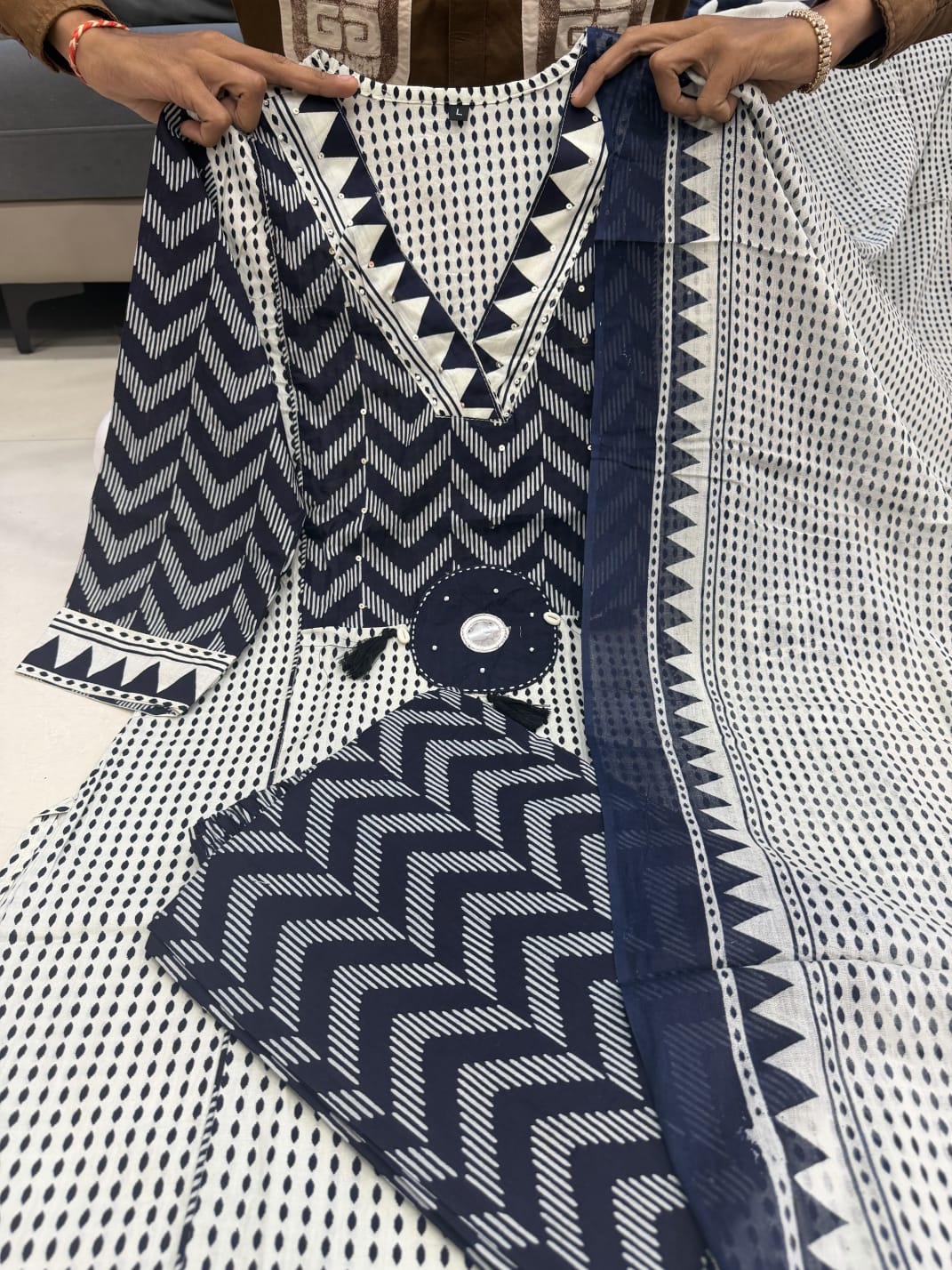 Summer Premium Cotton Kurti Pant with Dupatta