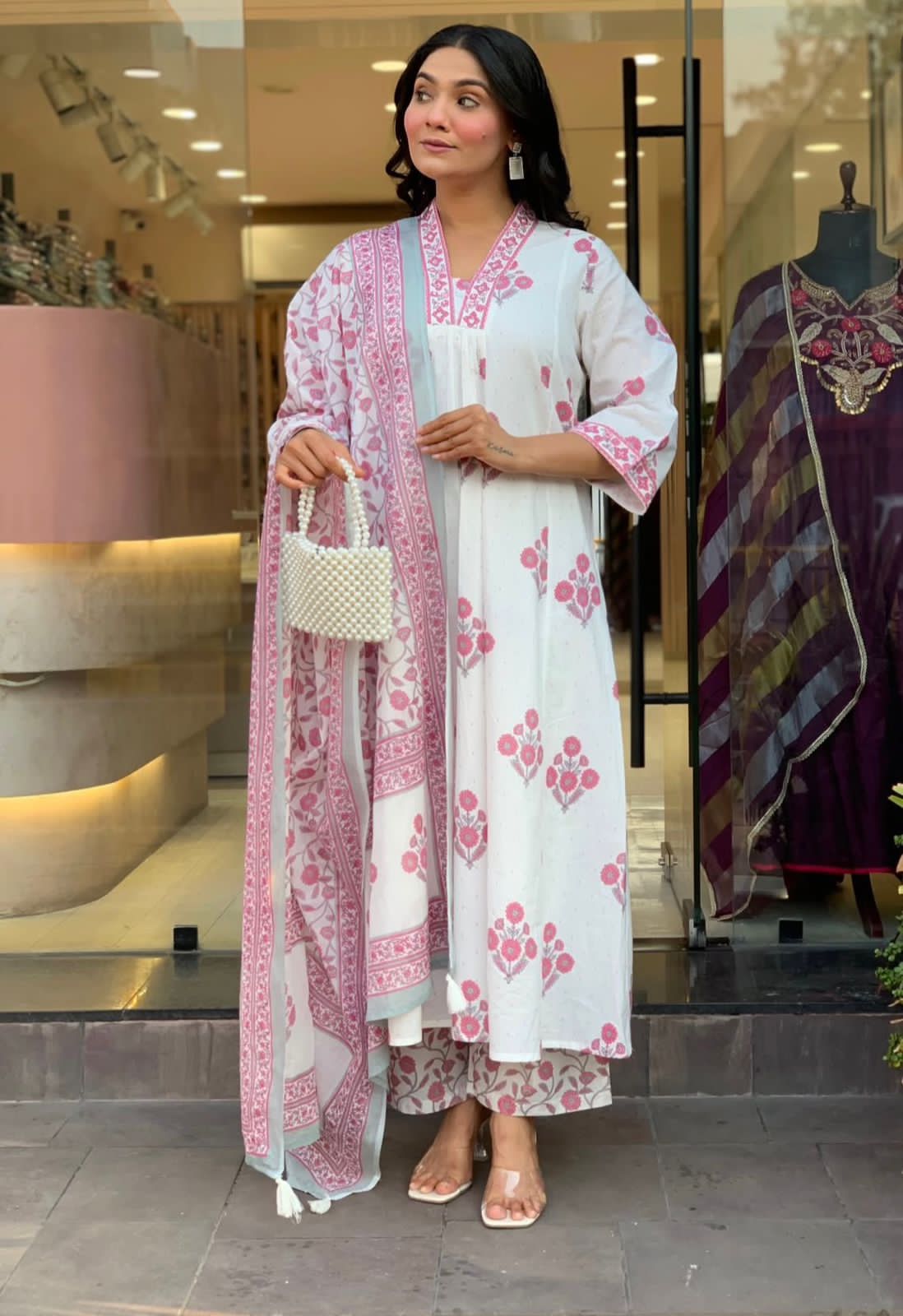 Summer Premium Cotton Kurti Pant with Dupatta