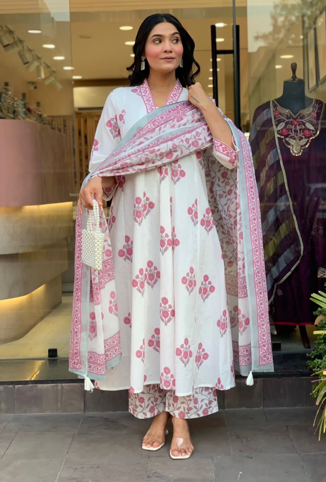 Summer Premium Cotton Kurti Pant with Dupatta