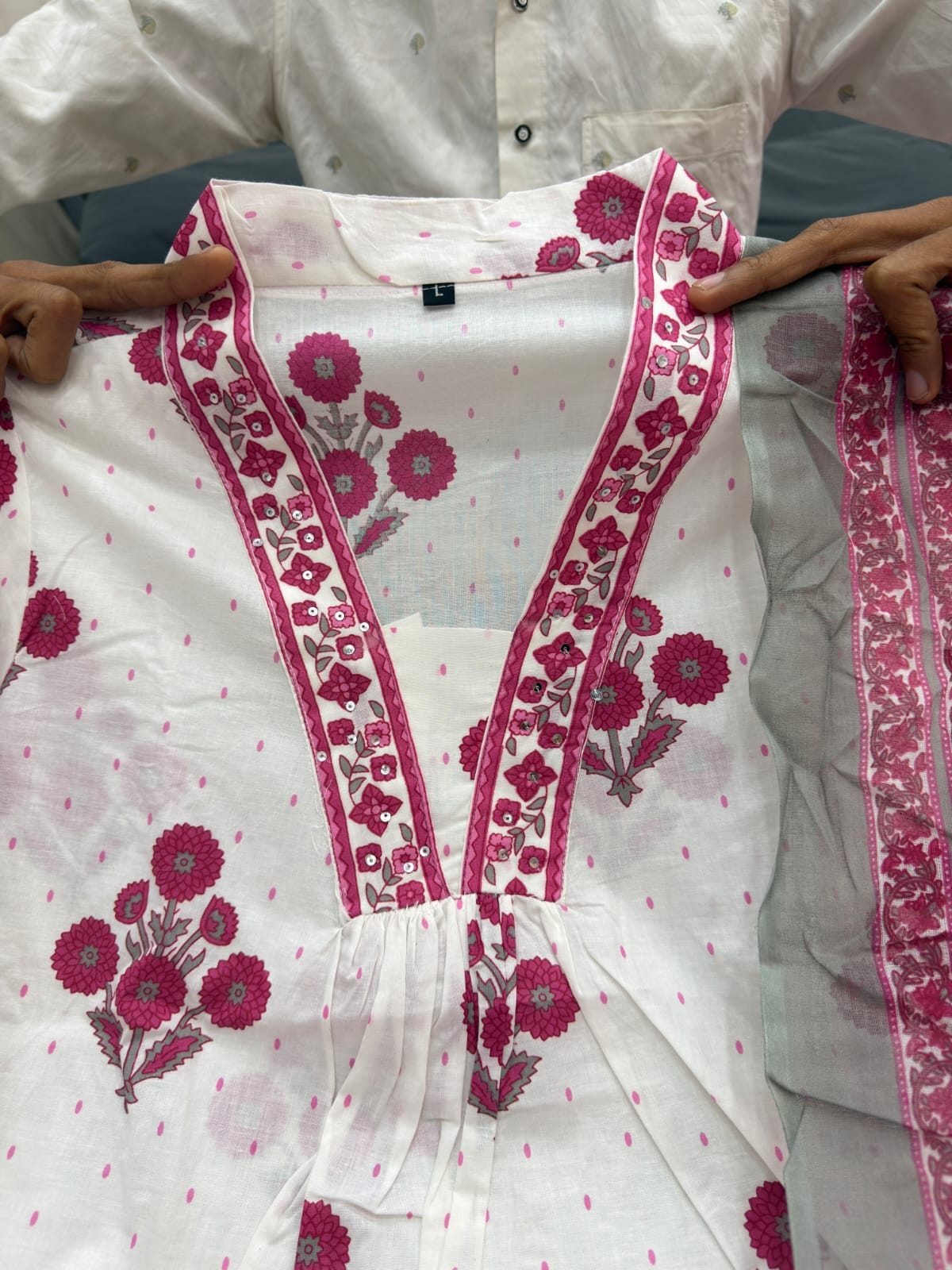Summer Premium Cotton Kurti Pant with Dupatta