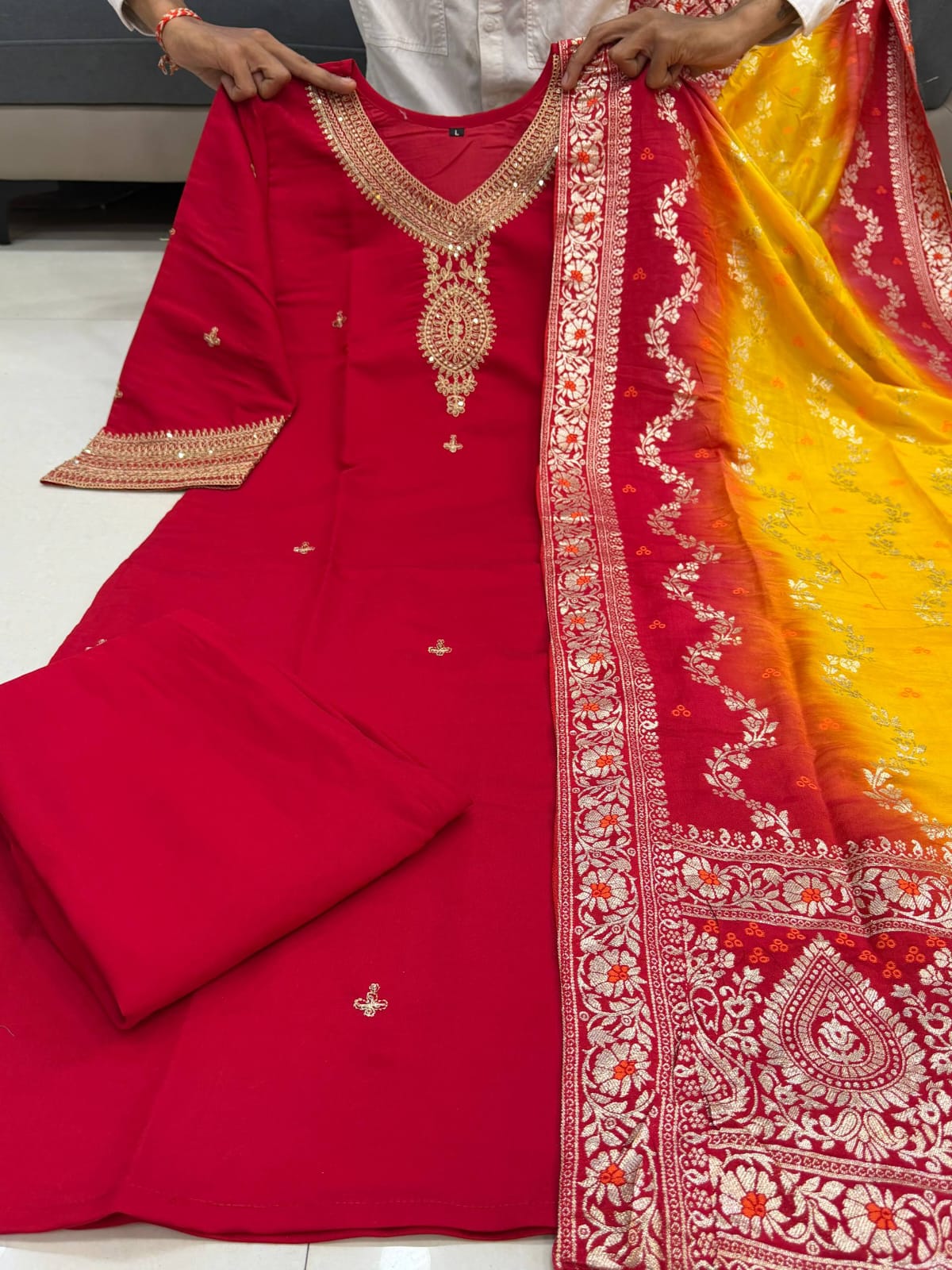 Elegant Kurti Set with Dupatta