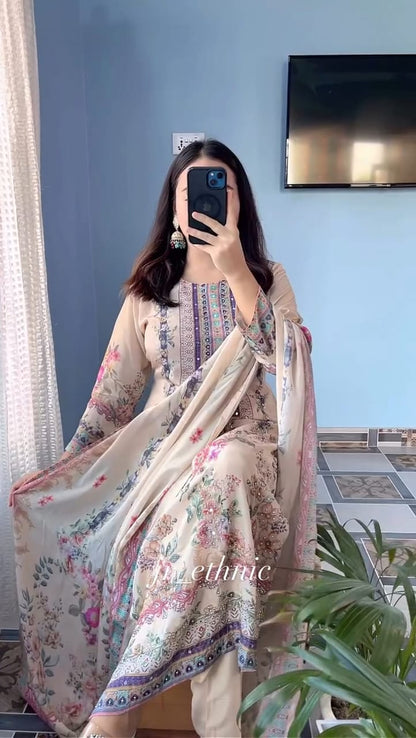 Elegant Kurti Set with Dupatta