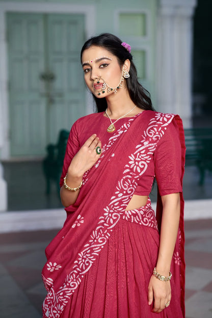 Rani Pink color Janmashtami Lehenga Choli - Gopidress