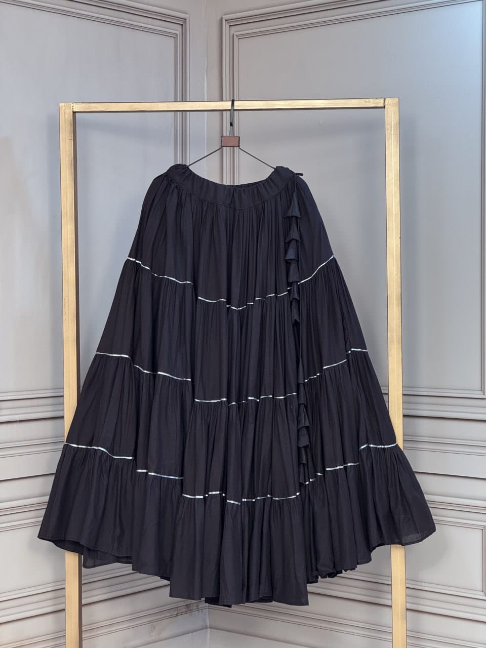 Black color Navratri Skirt