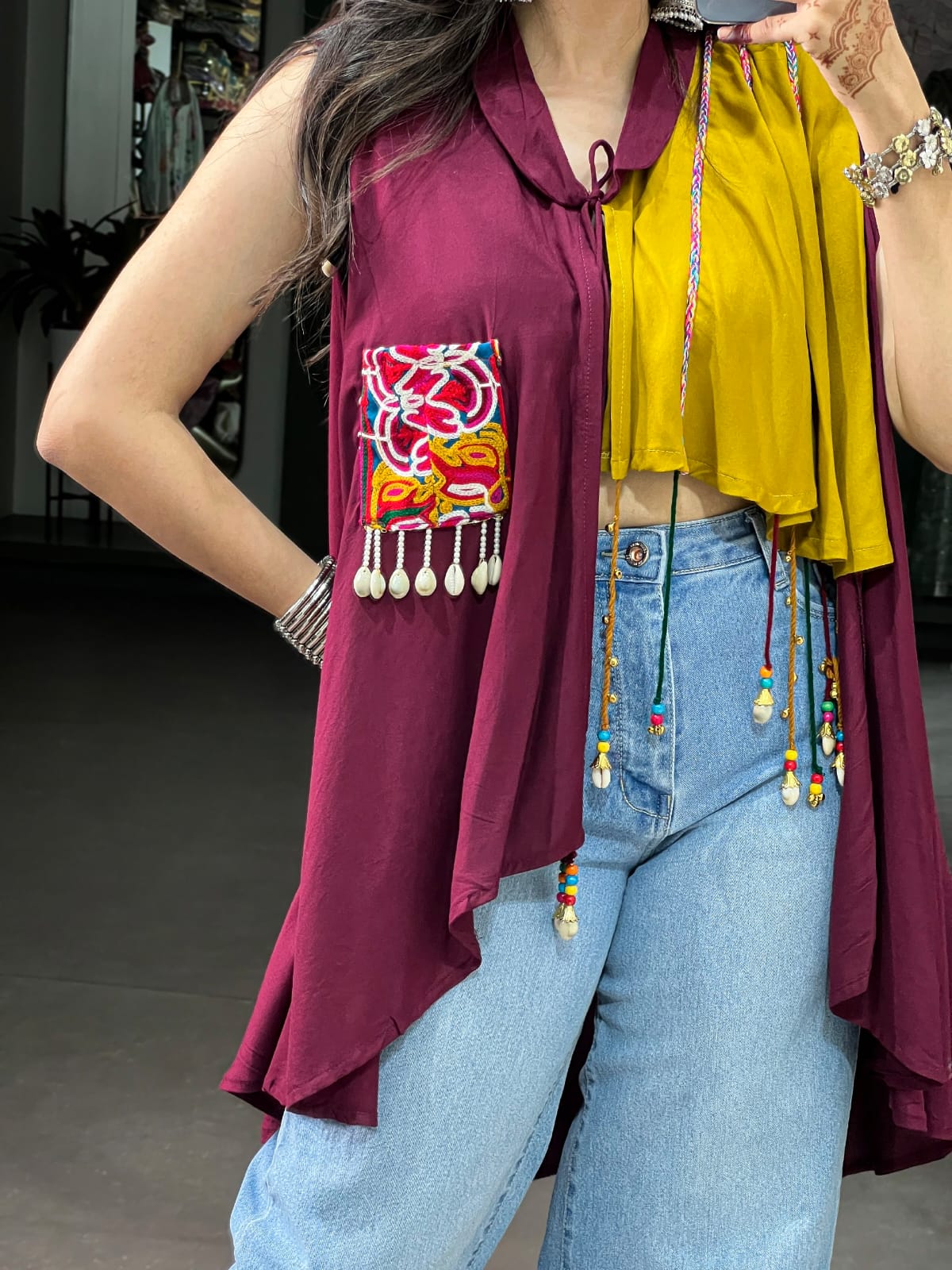 Garba Glam Top