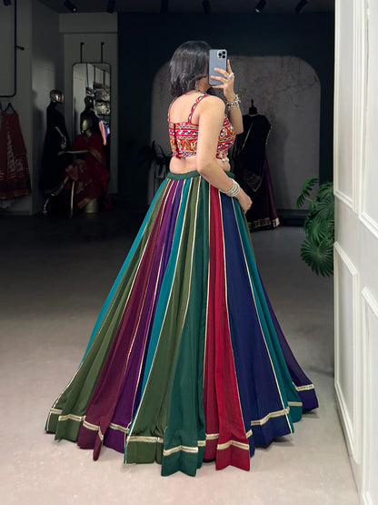Multicolor Navratri Lehenga Choli
